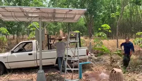 Bombas de agua de pozo sumergibles solares de alto flujo AC/DC Maxis uso eléctrico para pozos profundos con controlador MPPT